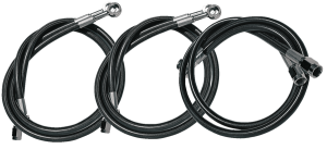 Extended Length Brake Line Silver