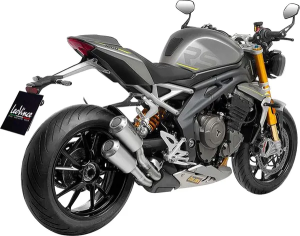 Tobă de eșapament LeoVince LV-10 Slip-On pentru Triumph Speed Triple 1200, 3, nordicamoto.ro