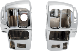 Handlebar Switch Housing Kit Silver, 2, nordicamoto.ro