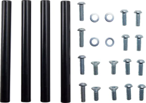 Radiator Braces Aluminum, Silver, 6, nordicamoto.ro