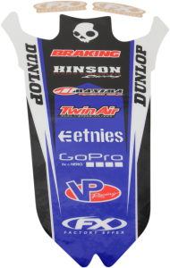 Rear Fender Kit Black, Blue