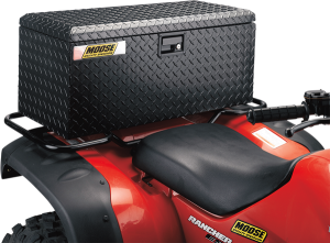 Rear Aluminum Atv Box Black 