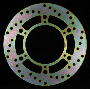 Round D-series Fixed Offroad Brake Rotor Gold, Stainless Steel