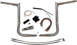 1-1/4(r) Ez Install Pointed Top Handlebar Kit Silver, 1, nordicamoto.ro