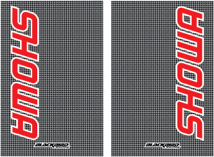 Fork Stickers Red, 1, nordicamoto.ro