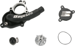 Supercooler Water Pump Cover And Impeller Kit Black