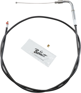 Black Vinyl Throttle/idle Cable Black Standard, 1, nordicamoto.ro
