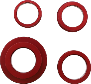 Captive Wheel Spacer Red