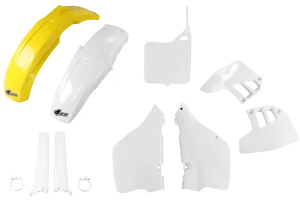 Full Body Replacement Plastic Kit White, Yellow