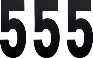Standard Numbers Black, 2, nordicamoto.ro