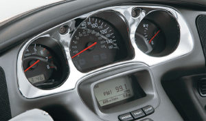 Chrome Instrument Panel Accent, 1, nordicamoto.ro
