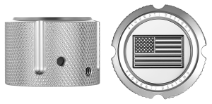 Front Axle Nut Cover Silver, 1, nordicamoto.ro