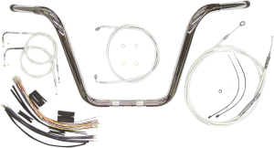 1-1/4(r) Caliber Handlebar Installation Kit Silver, 2, nordicamoto.ro