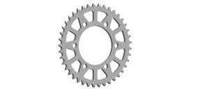 Pinion standard spate 525 negru, 1, nordicamoto.ro