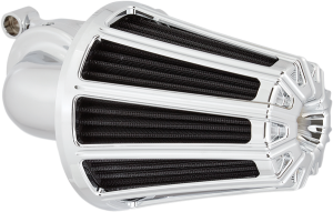 Monster Sucker Air Cleaner Kit With Cover Silver