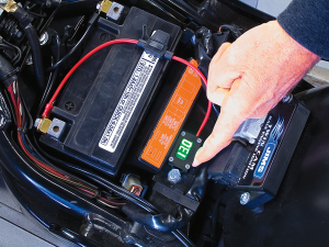 Onboard Diagnostic Voltmeter Black, Red