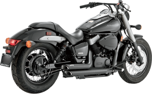 Shortshots Staggered Exhaust System Black 