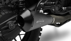 Megaphone Slip-on Mufflers Black, 4, nordicamoto.ro