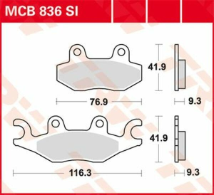 Si Series Sindered Off-road Brake Pads