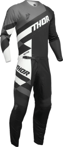 Tricou Thor Sector Checker Black/Gray 2XL, 3, nordicamoto.ro