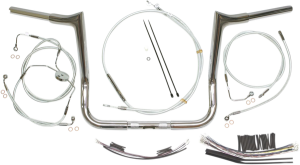 1-1/4(r) Viking Handlebar Installation Kit Silver