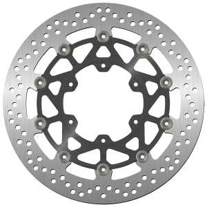 Brake Rotor Round Black, Silver