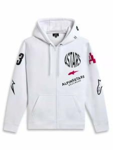 Alpinestars Variegate Zip Hoodie White 