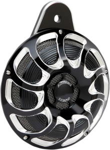 Billet Horn Kit Black, Aluminum