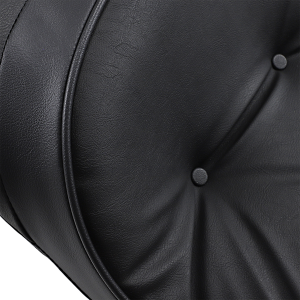 Backrest Compatible 2-up Leather Touring Seat Black