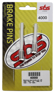 Brake Pad Pins Silver, Stainless Steel, 2, nordicamoto.ro