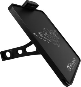 Side Mount License Plate Holder Black, 3, nordicamoto.ro