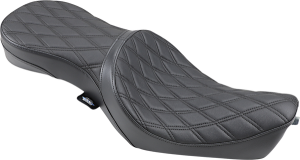 2-up Double Bucket Vinyl Seat Black