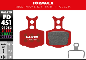 G1851 Advanced Brake Pads, 1, nordicamoto.ro
