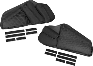 Saddlebag Lid Organizer Black
