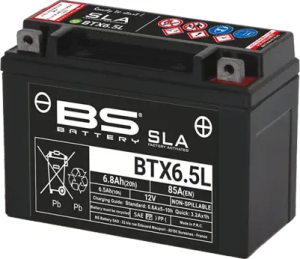 Sla Factory-activated Agm Maintenance-free Batteries Black 