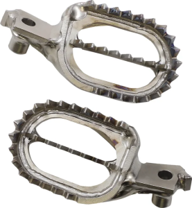 MOOSE RACING Suporturi pentru picioare din titan, argintii, 1, nordicamoto.ro