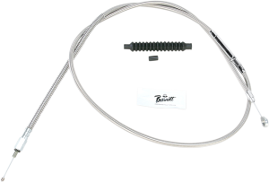 High-efficiency Stainless Steel Clutch Cable For Harley-davidson Silver +203 mm (8''), 1, nordicamoto.ro