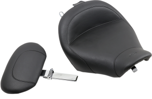 Wide Solo Seat With Removable Backrest Black, 2, nordicamoto.ro