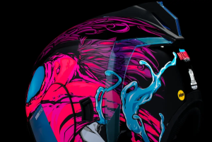 Casca Icon Airform Manik'rr Mips Pink, 13, nordicamoto.ro