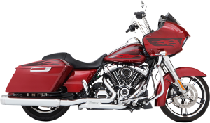 Exhaust System Slimline 45 2 Into 2 For Touring Silver