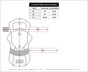 Knee Shin Guard Kajam Black ONE SIZE, 2, nordicamoto.ro