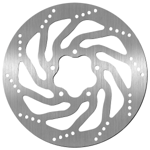 Brake Rotor Round Silver, 1, nordicamoto.ro