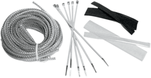 Cable, Hose And Wire Dress-up Kit Silver, 2, nordicamoto.ro