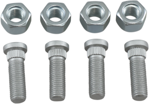 MOOSE RACING Wheel Stud-nut Kit Silver 