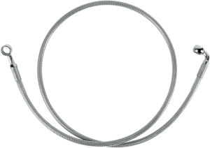 Stainless Steel Brake Line Kit Silver, Clear-coated, 1, nordicamoto.ro