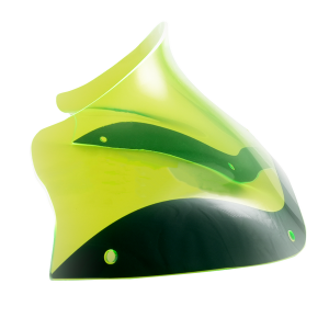 Kolor Flare Windshield Green, 5, nordicamoto.ro