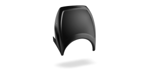 Front Number Plate Mask Black 