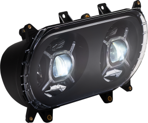 Double-x Led Headlight Black, 1, nordicamoto.ro