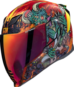 Casca Icon Airflite Blegh Mips Red/Green