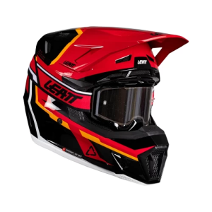 Kit Casca Leatt Moto 7.5 V26 Rosu, nordicamoto.ro